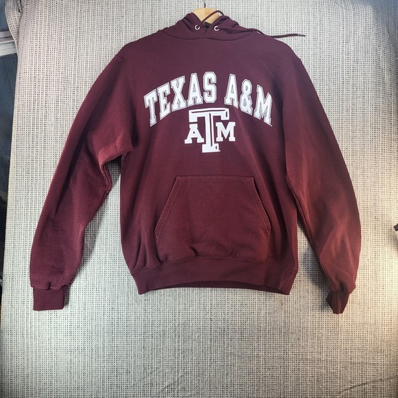 Champion Other - Texas‎ A&M Aggies Sweatshirt Hoodie Pullover Maroon NCAA College Football Mens